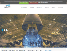 Tablet Screenshot of myc-aeronautica.com